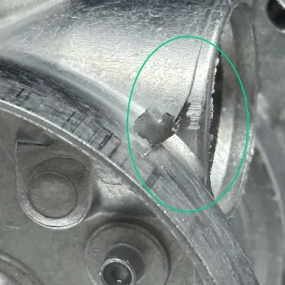 Die casting burrs Die casting burrs