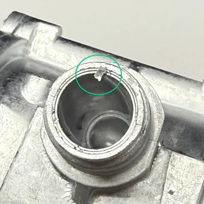 Die casting burrs Die casting burrs