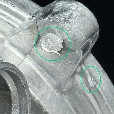 Die casting burrs Die casting burrs